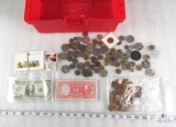 HUGE Coin Collector Starter Kit in Plastic Toolbox