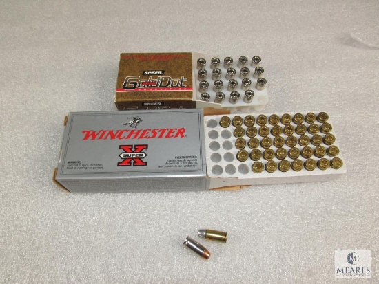 61 Rounds .32 Auto Ammo WInchester 60 Grain Silvertip & Goldot 60 Grain GDHP