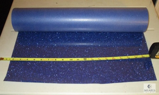 Siser Glitter Royal Blue Heat Transfer Vinyl 20" x approximately 9 yards