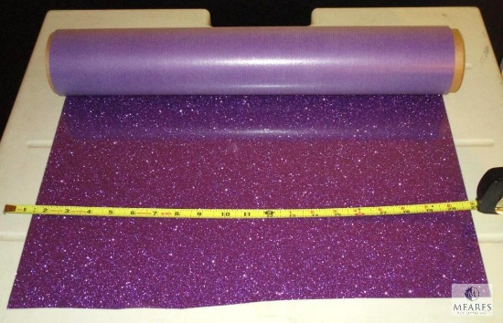 Siser Glitter Purple Heat Transfer Vinyl 20" x approximately 7 yards