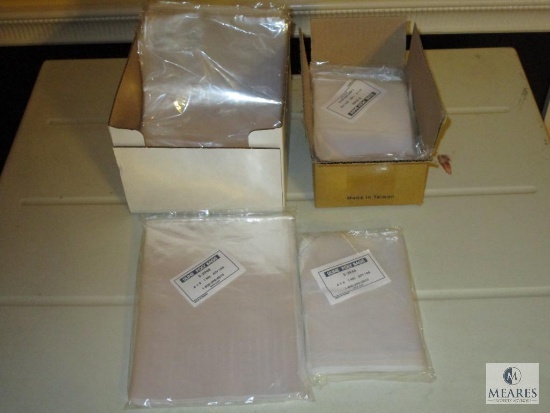 Lot 1800 + Clear Poly Retail Bags 6"x8" and 4" x 6"