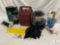 Propane Lantern Lot Including Two Coleman Brand and Firefly Lantern Stand