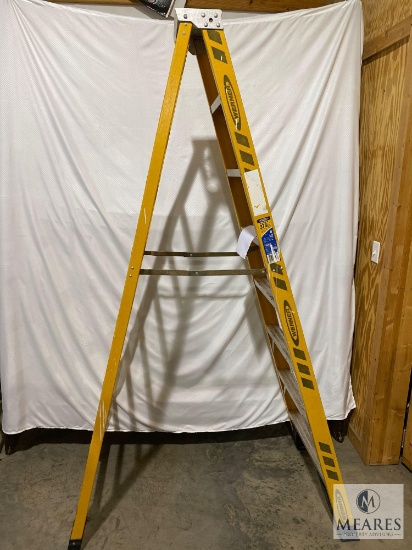 8' Werner Fiberglass A-Frame Ladder