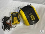 Stanley 15-Amp Battery Charger and Stanley 6-Amp Battery Charger