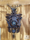Vintage Black Forest German Weighted Cuckoo Clock