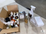 Lot of Leather Working Cleaners, Stains, and Repair Kits
