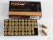 50 Rounds PMC .380 ACP Ammo 90 Grain FMJ Brass Cased