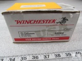 150 Rounds Winchester 5.56 Ammo M193 55 Grain FMJ. 3180 FPS