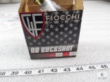 25 Rounds Fiocchi .12 gauge Buckshot 2 3/4