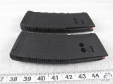 Two New 30 rounds Ar 15 5.56, 300 blackout rifle magazines