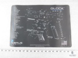 New12x17 Glock Gen 3 schematic gun cleaning mat