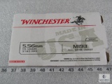 150 rounds Winchester 5.56 ammo. M193 grain FMJ.3180 FPS