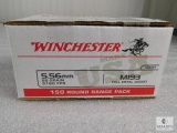150 rounds Winchester 5.56 ammo.M193 .55 grain FMJ. 3180 FPS.