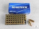 50 rounds Magtech 9mm ammo. 115 grain FMJ