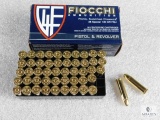50 rounds Fiocchi 38 special ammo. 130 grain FMJ