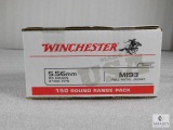 150 rounds Winchester 5.56 ammo. M193 55 grain FMJ. 3180 FPS.