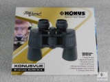 New Konus 8x40 center focus wide angle binoculars. Great for hunting or sporting events.
