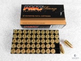 50 rounds PMC 380 acp ammo. 90 grain FMJ.