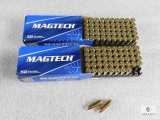 100 rounds Magtech 9mm ammo. 124 grain FMJ.