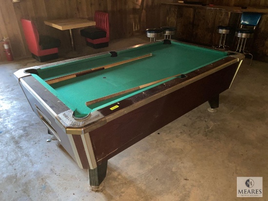 Valley 7-foot Bar Size Coin-Operated Pool Table