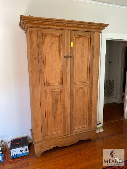 Wooden Two-Drawer Storage Cabinet with All Contents