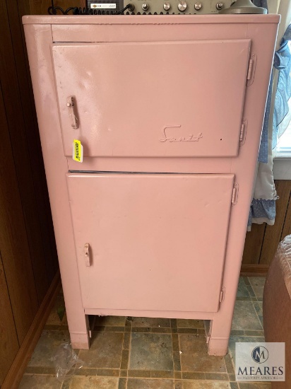 Vintage Sanit Two-Door Ice Box