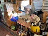 Large Lot of Tools, Furniture and Chicken Carrier Boxes