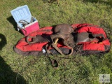 Leather Saddle and Other Equestrian Items