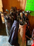 LARGE Lot of Mixed Golf Clubs