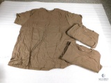 Mixed Lot of Brown Military Undershirts