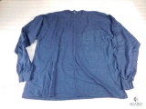 Blue Long-Sleeve Pocket T-Shirt