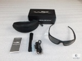 NEW - WX Wiley X - Shooting Glasses Grey Lens/Black Frame