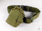 Military Equipment Nylon Blet Size Large + Canteen with Nylon Pouch