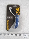 New Browning Prism III Folder Stainless Blade Pocket Knife