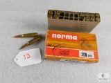 13 Rounds Norma .308 WIN Ammo - possibly reloads