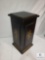 Black and Gold Wood Pedestal/Lamp Table