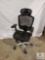 Rolling Office Chair with Lumbar Support, Adjustable Seat, Arms, and Headrest