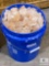 58-pound bucket of Pink Himalayan Salt - smaller chunks and pieces