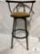 Metal Swivel-top Stool