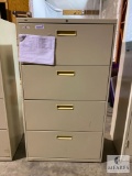 HON Four-drawer Lateral File Cabinet