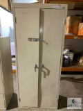 Sandusky Metal Two-Door Storage Cabinet
