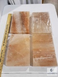 Four Pink Himalayan Salt Slabs - 8