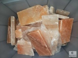 71-pounds of Pink Himalayan Salt Bricks and Pieces