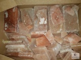 54-pounds of Pink Himalayan Salt Bricks and Pieces