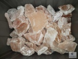 76-pounds of Pink Himalayan Salt Bricks and Pieces