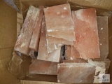 97-pounds of Pink Himalayan Salt Bricks and Pieces