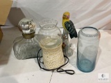 Glass and Porcelain Decor Lot