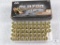 50 rounds CCI Blazer .40 S&W ammo. 165 grain FMJ. Brass cased and reloadable