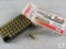 50 rounds 9mm Maxxtech ammo. 115 grain FMJ. Brass case reloadable