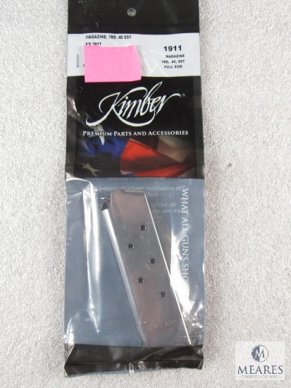 New stainless Kimber 1911 .45 acp pistol magazine